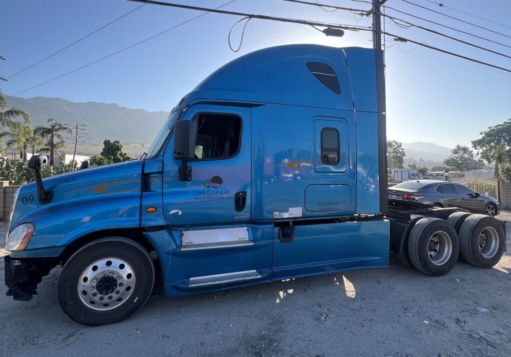 Semi Truck bought in San Bernardino County, CA